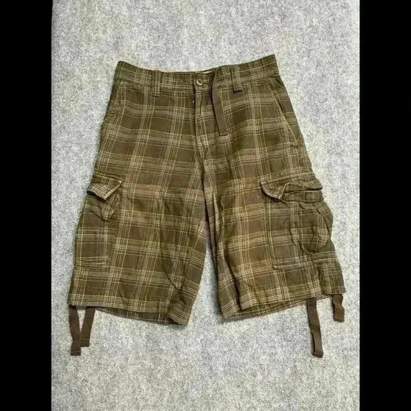 Vintage Wear First Cargo Shorts Mens Size 29 Brown - Picture 1 of 7